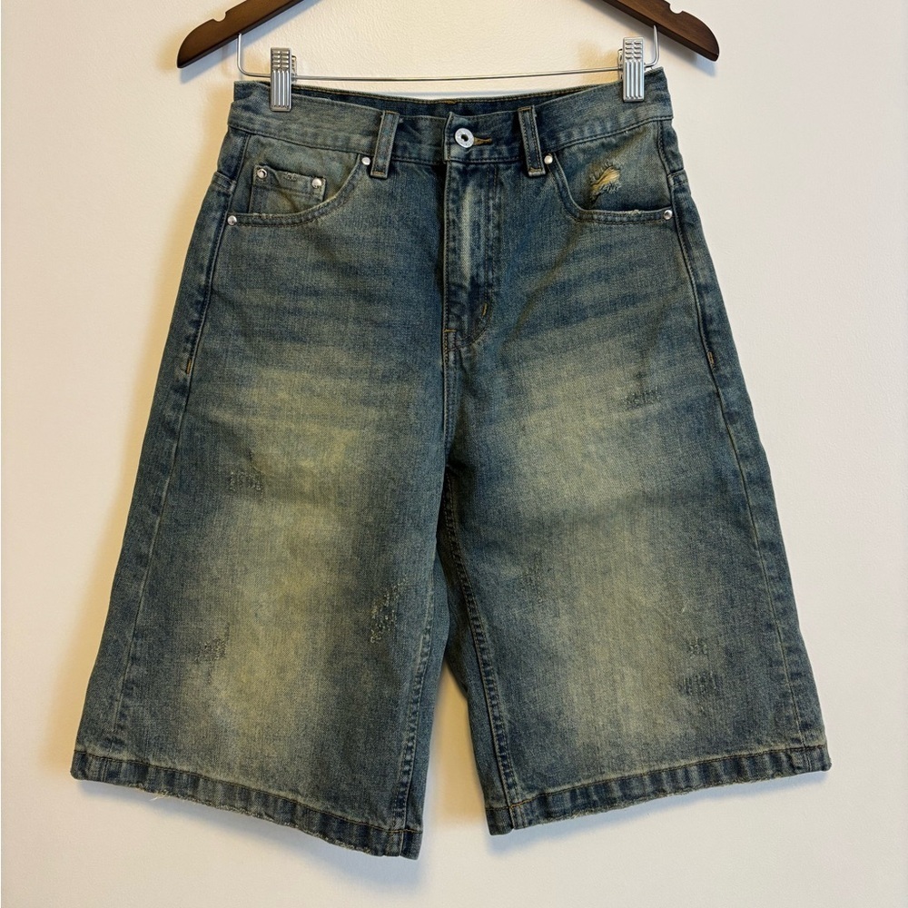 SIMPLE PROJECT VINTAGE WASH JORTS - Picture 2 of 5